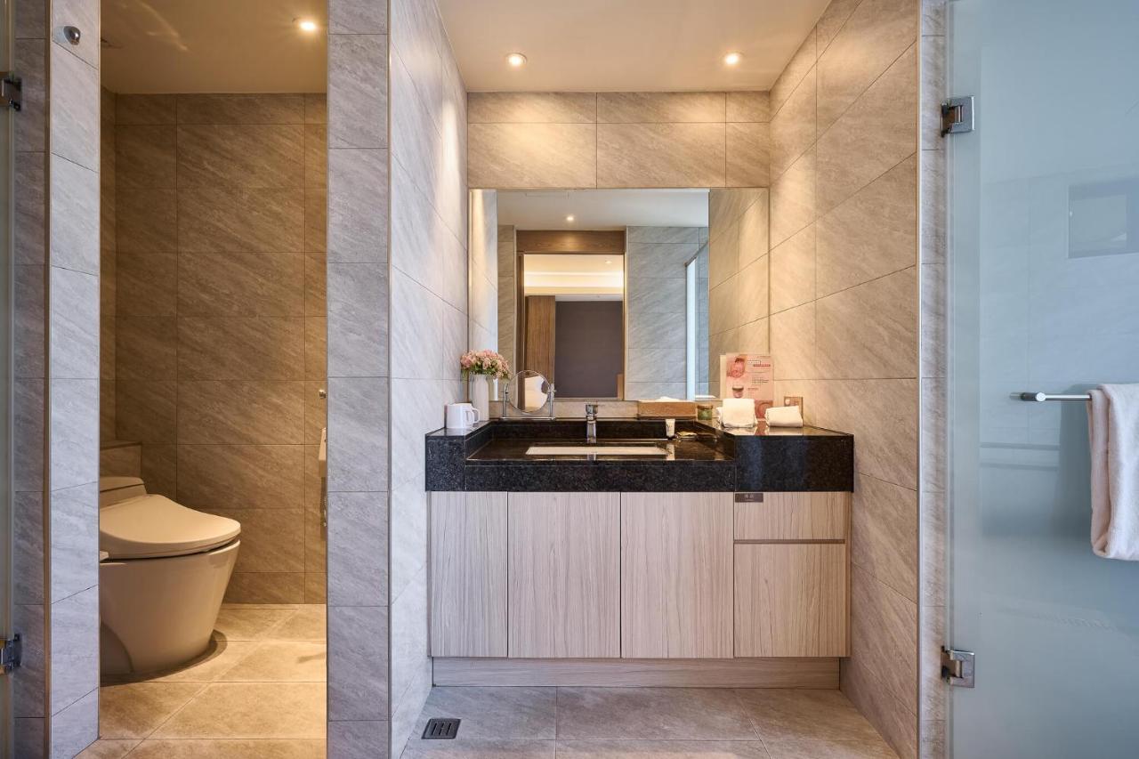 Cuncyue Hot Spring Resort 뤄동 외부 사진 Bathroom